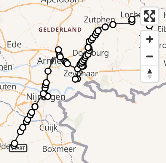 Vlucht Politiehelikopter PH-PXD van Vliegbasis Volkel naar Ruurlo op dinsdag 7 januari 2025 15:29