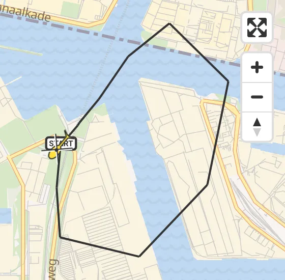 Vlucht Traumahelikopter PH-LLN van Amsterdam Heliport naar Amsterdam Heliport op dinsdag 7 januari 2025 16:03