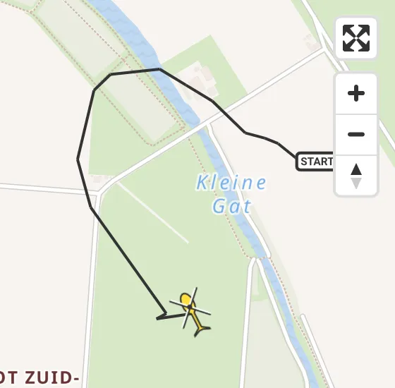 Vlucht Politiehelikopter PH-PXC van Zuid-Beijerland naar Zuid-Beijerland op dinsdag 7 januari 2025 16:14