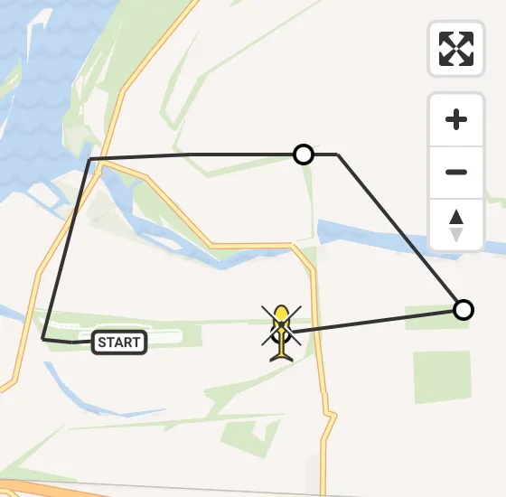 Vlucht Politiehelikopter PH-PXC van Vliegveld Midden-Zeeland naar Vliegveld Midden-Zeeland op dinsdag 7 januari 2025 17:15