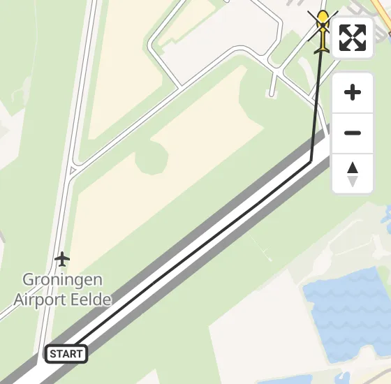 Vlucht Traumahelikopter PH-TTR van Groningen Airport Eelde naar Groningen Airport Eelde op woensdag 8 januari 2025 2:21