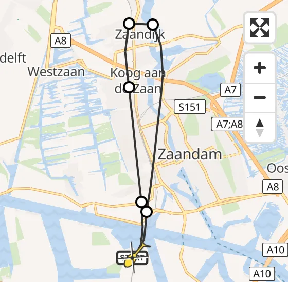 Vlucht Traumahelikopter PH-LLN van Amsterdam Heliport naar Amsterdam Heliport op woensdag 8 januari 2025 22:23