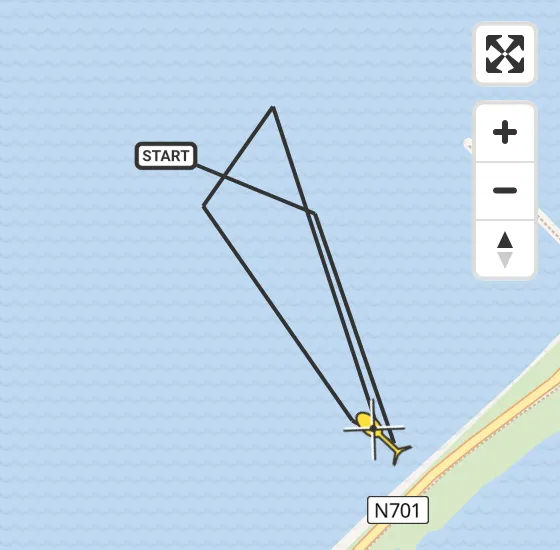 Vlucht Politiehelikopter PH-PXF van Lelystad naar Lelystad op donderdag 9 januari 2025 15:22