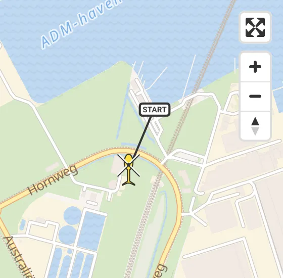 Vlucht Traumahelikopter PH-LLN van Amsterdam Heliport naar Amsterdam Heliport op vrijdag 10 januari 2025 8:42