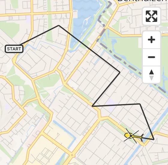 Vlucht Politiehelikopter PH-PXB van Zoetermeer naar Zoetermeer op vrijdag 10 januari 2025 10:43