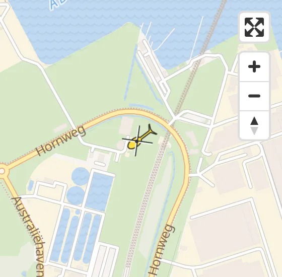 Vlucht Traumahelikopter PH-HVB van Amsterdam Heliport naar Amsterdam Heliport op dinsdag 18 maart 2025 15:40