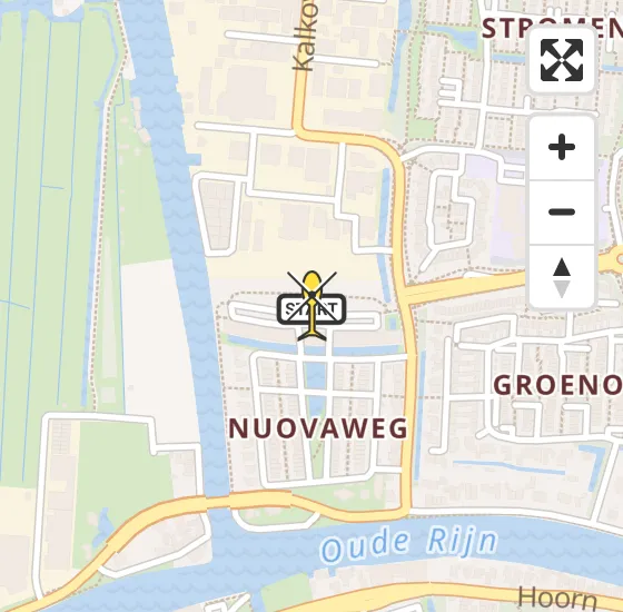 Vlucht Traumahelikopter PH-UMC van Alphen aan den Rijn naar Alphen aan den Rijn op woensdag 2 april 2025 9:11