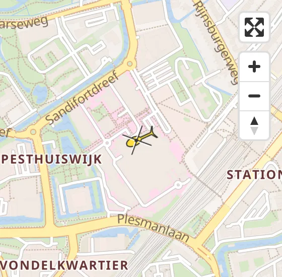 Vlucht Traumahelikopter PH-DOC van Leiden naar Leiden op woensdag 2 april 2025 10:05