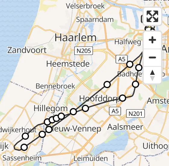 Vlucht Traumahelikopter PH-DOC van Amsterdam Heliport naar Amsterdam Heliport op woensdag 2 april 2025 17:21