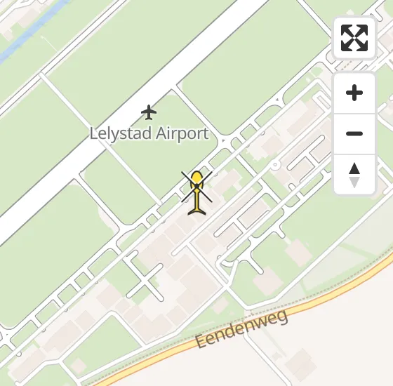 Vlucht Traumahelikopter PH-TTR van Lelystad Airport naar Lelystad Airport op donderdag 3 april 2025 10:06