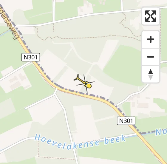 Vlucht Traumahelikopter PH-MAA van Nijkerk naar Nijkerk op donderdag 3 april 2025 14:50