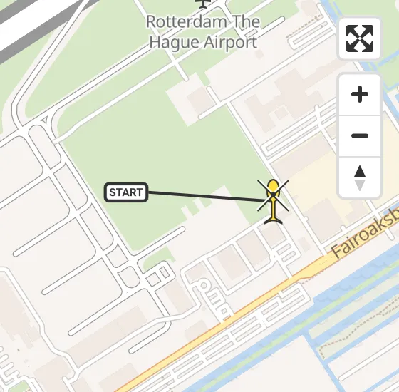 Vlucht Traumahelikopter PH-UMC van Rotterdam The Hague Airport naar Rotterdam The Hague Airport op donderdag 3 april 2025 14:53