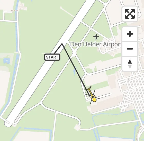 Vlucht Kustwachthelikopter PH-SAR van Vliegveld De Kooy naar Vliegveld De Kooy op donderdag 3 april 2025 15:29