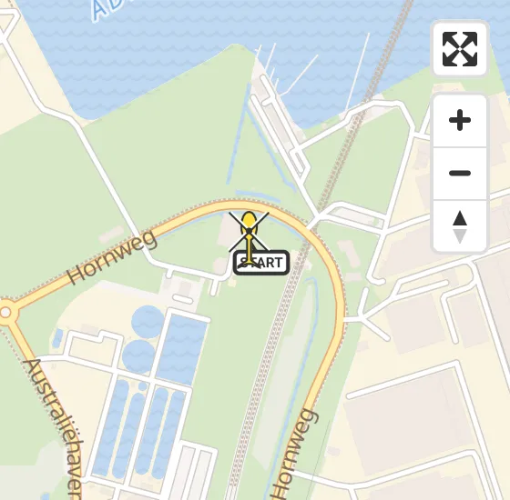 Vlucht Traumahelikopter PH-DOC van Amsterdam Heliport naar Amsterdam Heliport op donderdag 3 april 2025 16:10