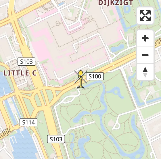 Vlucht Traumahelikopter PH-UMC van Erasmus MC naar Erasmus MC op donderdag 3 april 2025 16:55