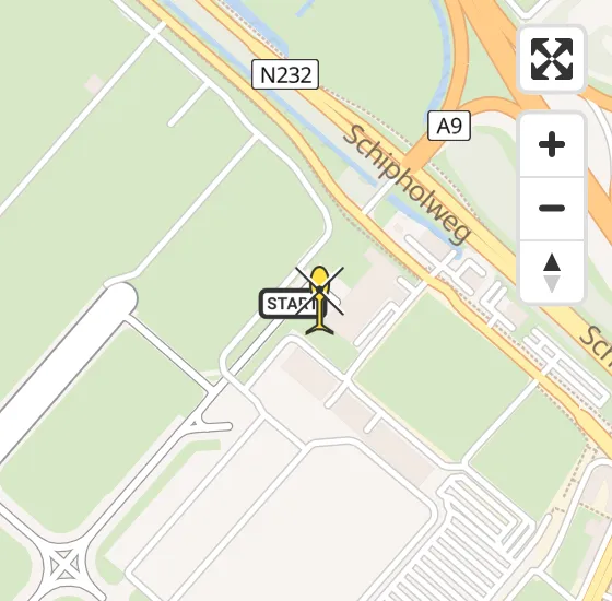Vlucht Politiehelikopter PH-PXX van Schiphol naar Schiphol op donderdag 3 april 2025 17:54