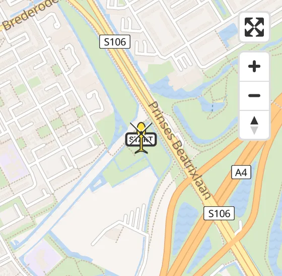Vlucht Traumahelikopter PH-UMC van Rijswijk naar Rijswijk op donderdag 3 april 2025 22:10