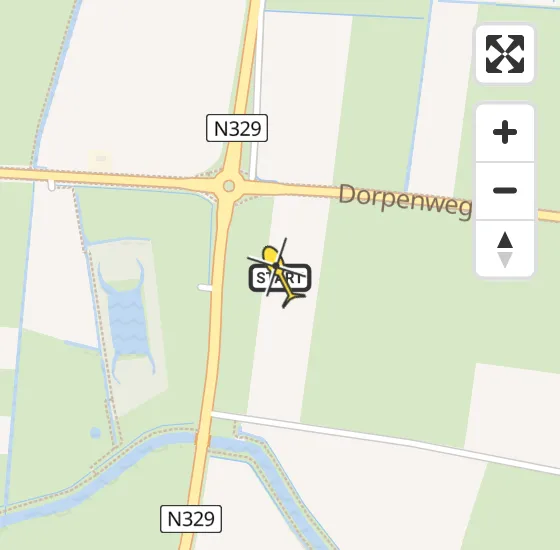 Vlucht Traumahelikopter PH-MAA van Haren naar Haren op zaterdag 5 april 2025 13:40