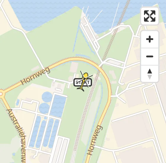Vlucht Traumahelikopter PH-DOC van Amsterdam Heliport naar Amsterdam Heliport op zaterdag 5 april 2025 15:41