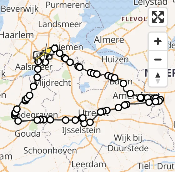 Vlucht Politiehelikopter PH-PXX van Schiphol naar Schiphol op zaterdag 5 april 2025 20:45