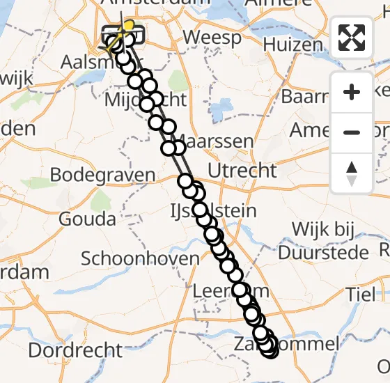 Vlucht Politiehelikopter PH-PXD van Schiphol naar Schiphol op zaterdag 5 april 2025 22:24