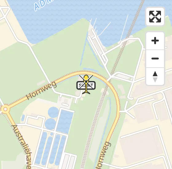 Vlucht Traumahelikopter PH-DOC van Amsterdam Heliport naar Amsterdam Heliport op zondag 6 april 2025 5:12