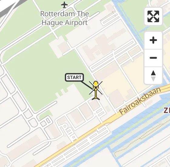 Vlucht Traumahelikopter PH-UMC van Rotterdam The Hague Airport naar Rotterdam The Hague Airport op zondag 6 april 2025 16:26