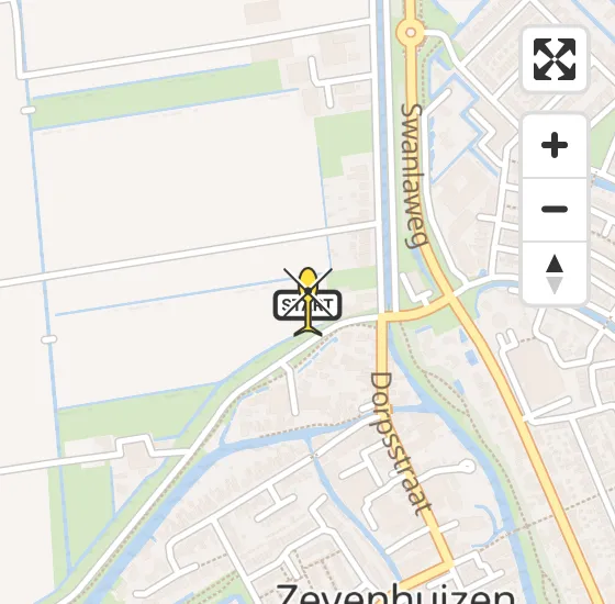 Vlucht Traumahelikopter PH-UMC van Zevenhuizen naar Zevenhuizen op maandag 7 april 2025 9:47