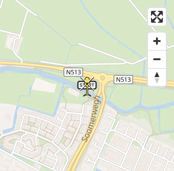 Vlucht Traumahelikopter PH-DOC van Castricum naar Castricum op woensdag 9 april 2025 6:00