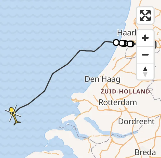 Vlucht Politiehelikopter PH-PXX van Schiphol naar  op donderdag 10 april 2025 18:24