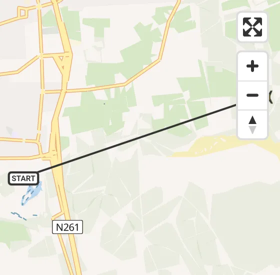 Vlucht Traumahelikopter PH-TTR van Kaatsheuvel naar Kaatsheuvel op zaterdag 12 april 2025 15:47