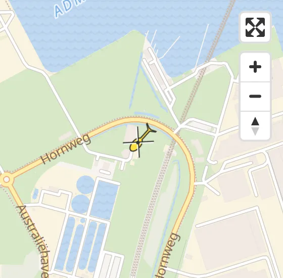 Vlucht Traumahelikopter PH-DOC van Amsterdam Heliport naar Amsterdam Heliport op zaterdag 12 april 2025 22:31