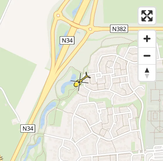 Vlucht Traumahelikopter PH-HVB van Coevorden naar Coevorden op zondag 13 april 2025 7:24