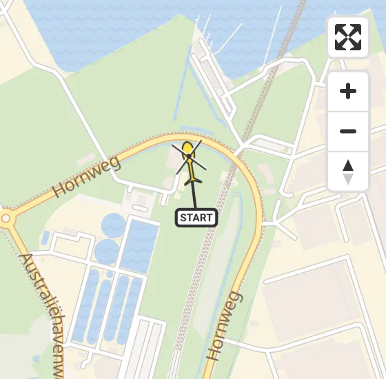 Vlucht Traumahelikopter PH-DOC van Amsterdam Heliport naar Amsterdam Heliport op donderdag 17 april 2025 19:43