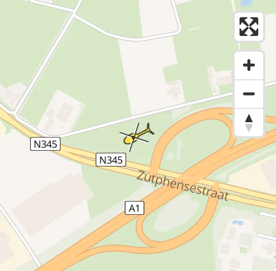 Vlucht Traumahelikopter PH-HVB van Apeldoorn naar Apeldoorn op vrijdag 18 april 2025 11:24