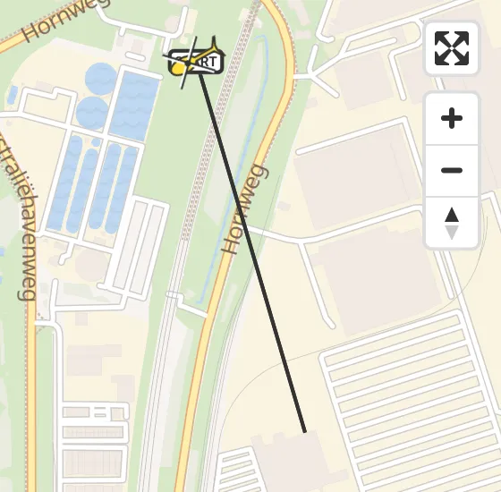 Vlucht Traumahelikopter PH-DOC van Amsterdam Heliport naar Amsterdam Heliport op donderdag 24 april 2025 15:35