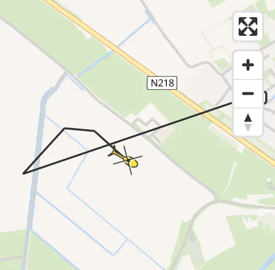 Vlucht Traumahelikopter PH-UMC van Zwartewaal naar Zwartewaal op zondag 27 april 2025 10:15