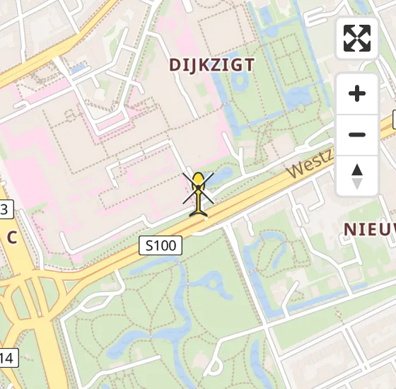 Vlucht Traumahelikopter PH-UMC van Erasmus MC naar Erasmus MC op donderdag 1 mei 2025 18:58