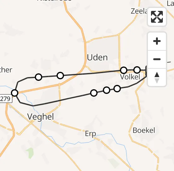 Vlucht Traumahelikopter PH-TTR van Vliegbasis Volkel naar Vliegbasis Volkel op vrijdag 2 mei 2025 5:03