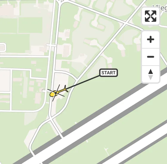 Vlucht Traumahelikopter PH-TTR van Vliegbasis Volkel naar Vliegbasis Volkel op vrijdag 2 mei 2025 13:10