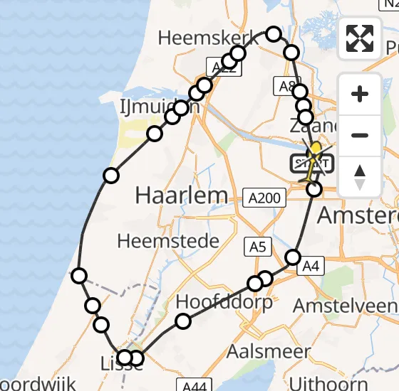 Vlucht Traumahelikopter PH-DOC van Amsterdam Heliport naar Amsterdam Heliport op zaterdag 3 mei 2025 15:24