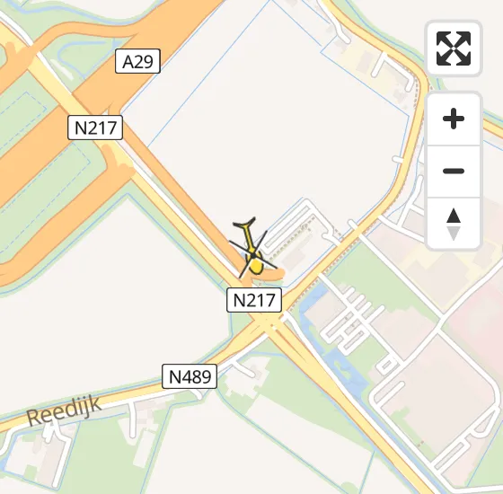 Vlucht Traumahelikopter PH-UMC van Heinenoord naar Heinenoord op zondag 4 mei 2025 22:06
