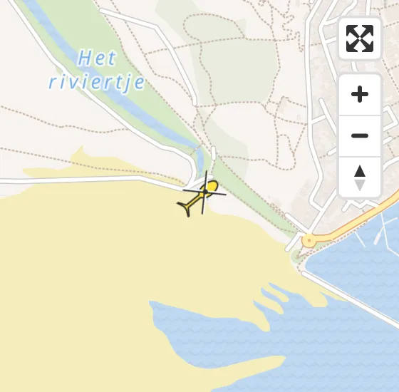 Vlucht Ambulancehelikopter PH-HOW van West-Terschelling naar West-Terschelling op maandag 5 mei 2025 18:03