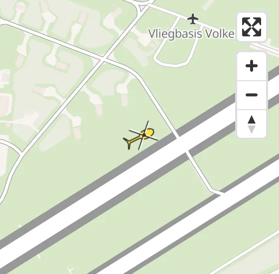 Vlucht Traumahelikopter PH-LLN onderweg vanuit Vliegbasis Volkel op woensdag 7 mei 2025 15:42