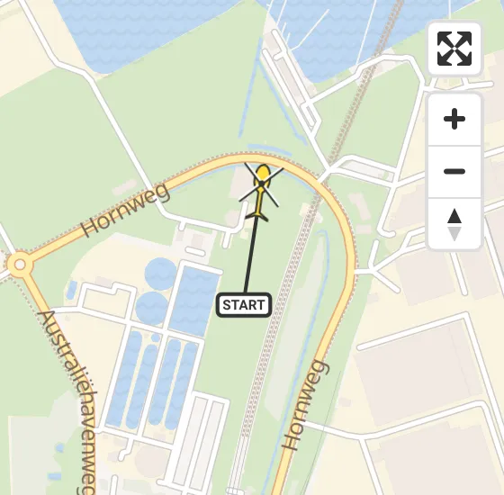 Vlucht Traumahelikopter PH-DOC van Amsterdam Heliport naar Amsterdam Heliport op woensdag 7 mei 2025 21:41