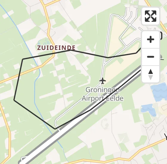 Vlucht Traumahelikopter PH-HVB van Groningen Airport Eelde naar Groningen Airport Eelde op donderdag 8 mei 2025 5:45