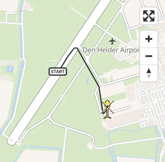 Vlucht Kustwachthelikopter PH-SAR onderweg vanuit Vliegveld De Kooy op donderdag 8 mei 2025 11:21