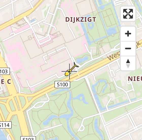 Vlucht Traumahelikopter PH-LLN onderweg vanuit Erasmus MC op donderdag 8 mei 2025 15:21
