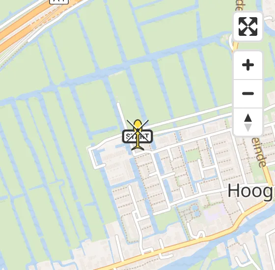 Vlucht Traumahelikopter PH-DOC van Hoogmade naar Hoogmade op vrijdag 9 mei 2025 9:02