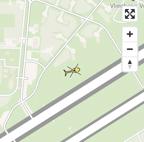 Vlucht Traumahelikopter PH-LLN onderweg vanuit Vliegbasis Volkel op zaterdag 10 mei 2025 2:54